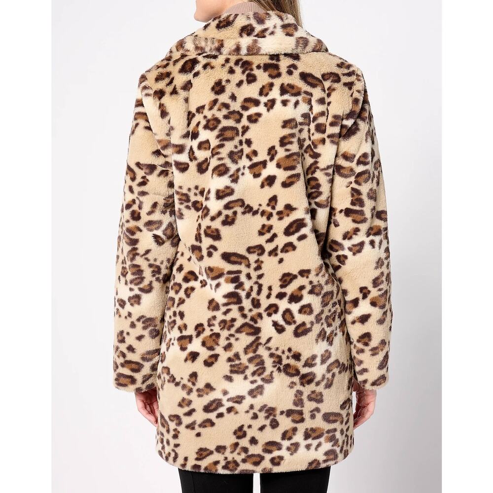 NWT Dennis Basso QVC 30th Anniversary Cheetah Faux Fur Coat, Size 1X, Rtail $175 - Picture 2 of 4